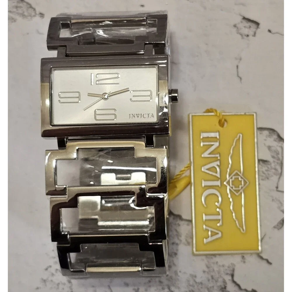 Invicta Angel Unisex Watch Rectangle 36 X 25mm Steel 50169 Brand New